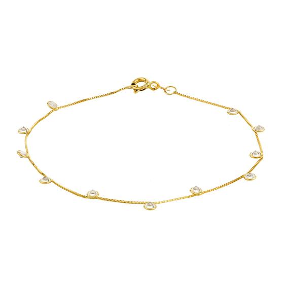 Imagem de Pulseira Ouro 18k Dambete veneziana 18cm D-19-18