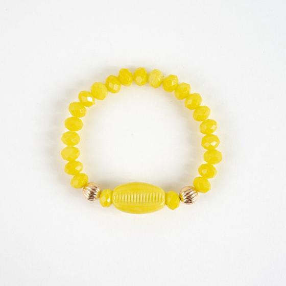 Imagem de Pulseira Oxum Búzios Amarelo Umbanda Candomblé