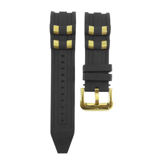Imagem de Pulseira para Pro Diver Silicone Completa + Fecho Dourado
