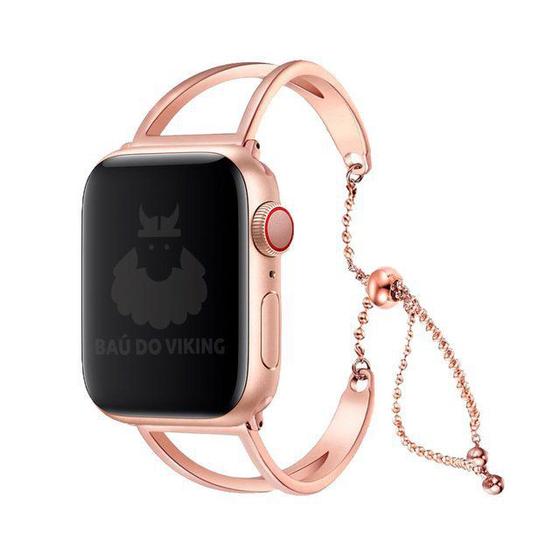 Imagem de Pulseira Pendant Dourado Rosê Compatível Apple Watch 40mm