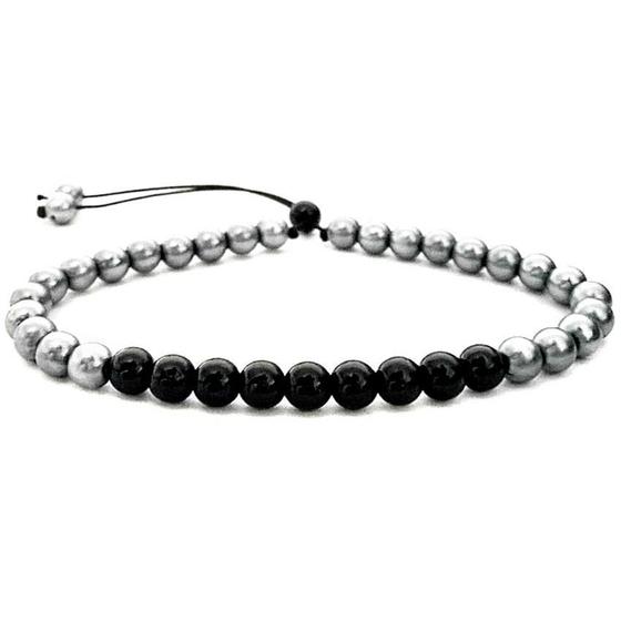 Pulseira Pérola Prata Masculina Gafeno Menor preço em Pulseira Pérola Prata Masculina Gafeno