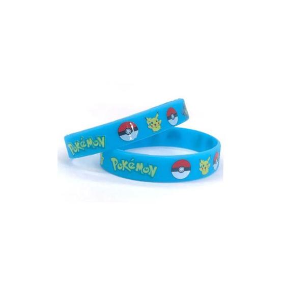 Imagem de Pulseira Pokémon Luminosa Pikachu E Amigos 6,5Cm Infantil