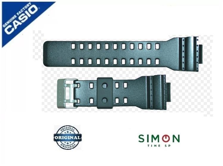 Imagem de Pulseira preta brilhante Casio G-Shock GA-300A 10437069 Original com NF