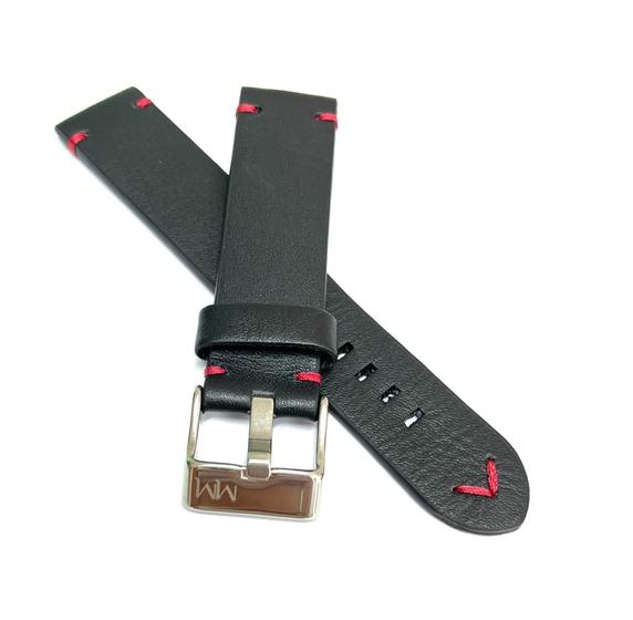 Imagem de Pulseira Relógio Couro Com Pesponto Reforçado, Linha Premium.LC96