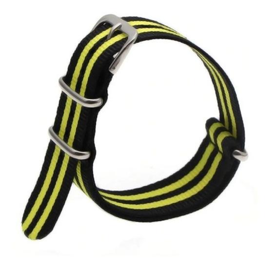 Imagem de Pulseira Relógio Nato Nylon, 21mm Compativel com Marca Omega.LC205
