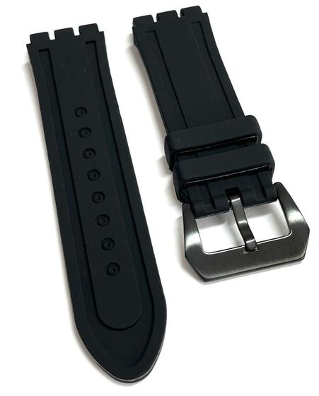Imagem de Pulseira Relógio Silicone Preta, 23mm para a Marca Swatch.LC55
