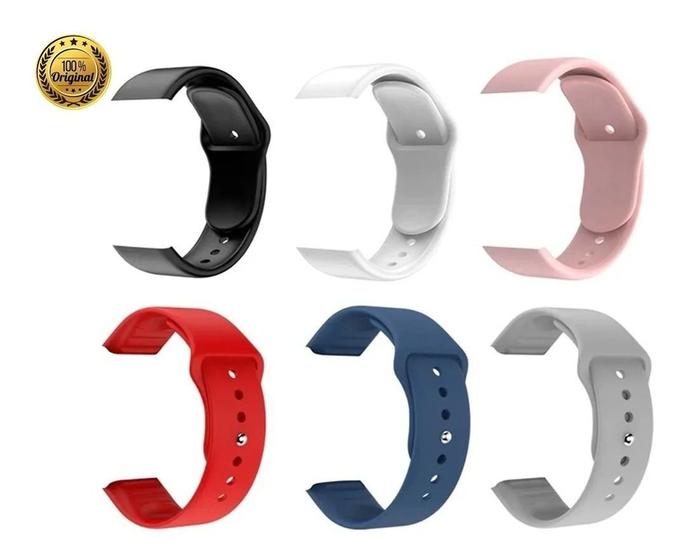 Imagem de Pulseira Relógio Smartwatch Compatível D20 D13 Y68 Silicone Premium