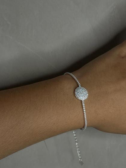 Imagem de Pulseira Riviera Com Círculo 16+5cm