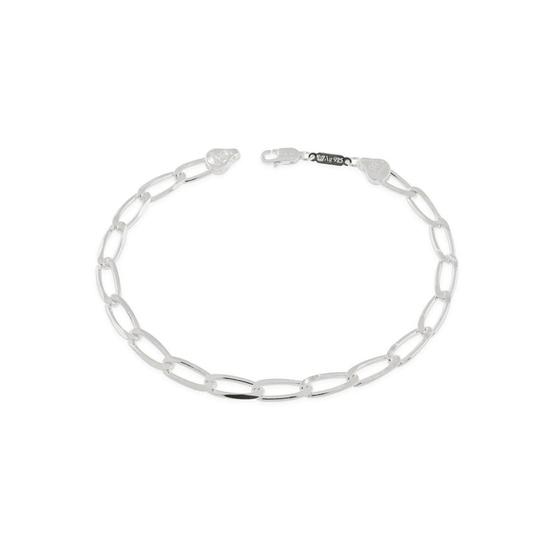 Imagem de Pulseira Rommanel Elo Groumet Longo Prata 925 850064