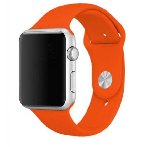 Imagem de Pulseira Silicone Apple Watch Caixa 38/40 - Laranja