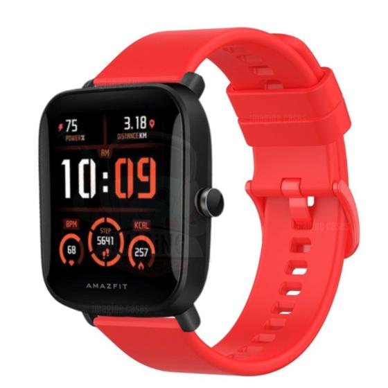 Imagem de Pulseira Silicone com Fecho Tradicional para Amazfit Bip U