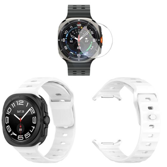 Imagem de Pulseira silicone exclusiva para Watch Ultra 47mm + vidro