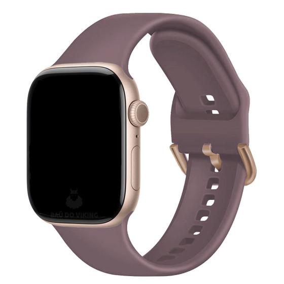 Imagem de Pulseira Silicone Fecho Clássico Compatível com Apple Watch