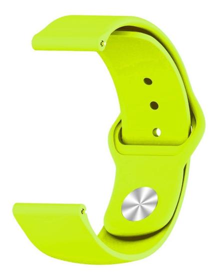 Imagem de Pulseira Silicone Lisa Encaixe Universal 22mm Todas As Cores