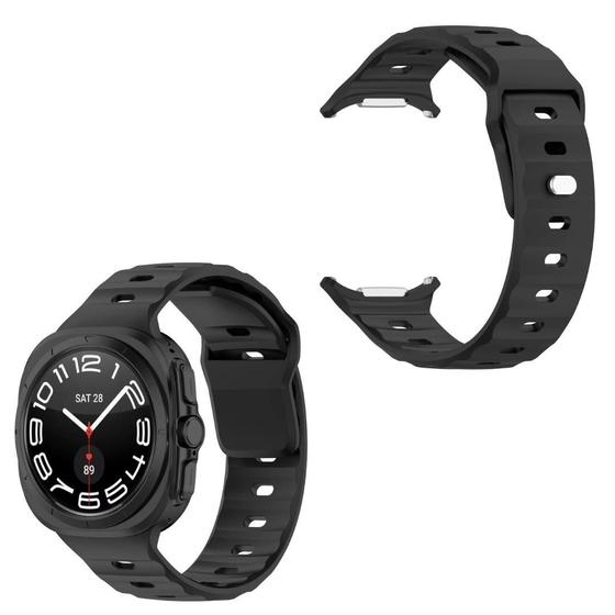 Imagem de Pulseira Silicone Maleável Para Galaxy Watch Ultra 47Mm