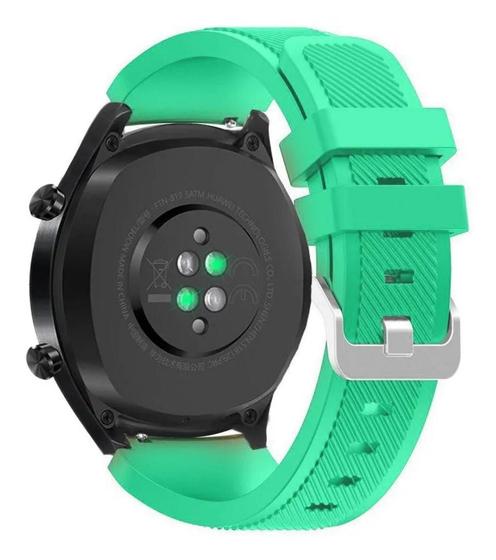 Imagem de Pulseira Silicone Para Gear S3 e Galaxy Watch 46mm, Gtr 47mm, Gear 2, Gear 2 Neo Cor Verde Água