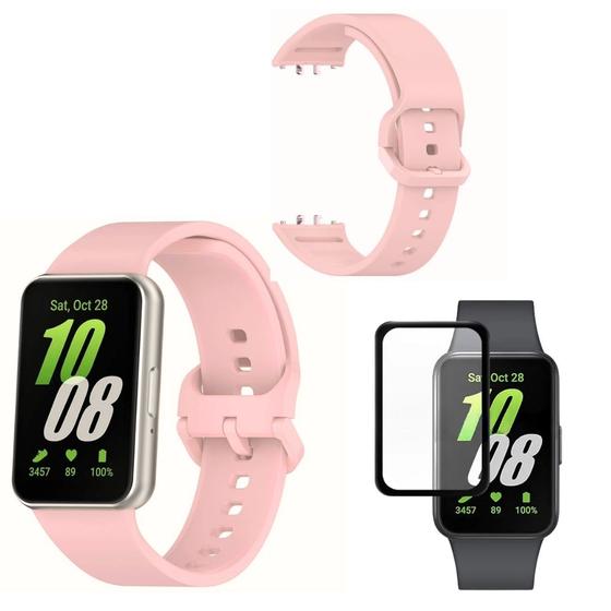 Imagem de Pulseira Silicone Sport para Galaxy Fit3 + pelicula 3D