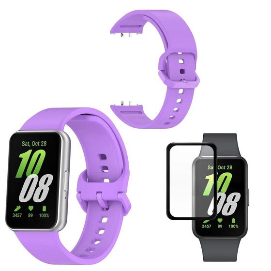 Imagem de Pulseira Silicone Sport para Galaxy Fit3 + pelicula 3D