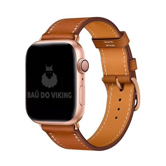 Imagem de Pulseira Single Tour Couro Para Apple Watch 42mm 38mm 44mm