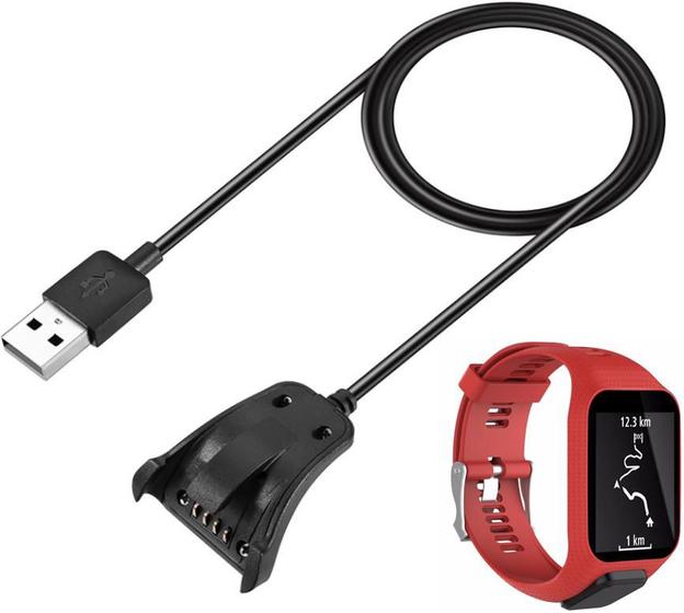 Imagem de Pulseira Tomtom Runner e Spark 2 e 3 / Adventure / Golfer 2 + Carregador USB