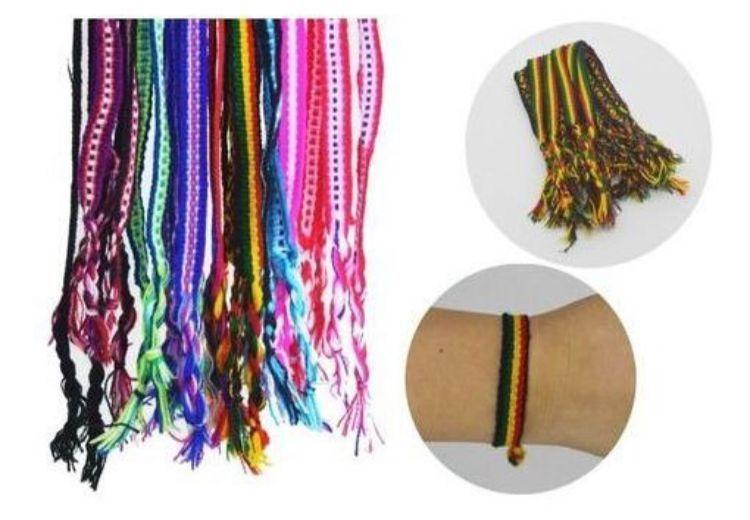 Imagem de Pulseira Tornozeleira Reggae Ou Variadas Atacado 12 Peças