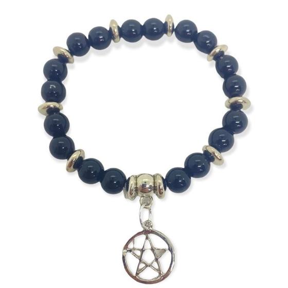 Imagem de Pulseira Wicca Bruxa Ou Pentagrama Proteção - Escolha A Cor