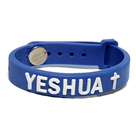 Imagem de Pulseira Yeshua Autem Originals em Silicone com Fecho Ajustavel