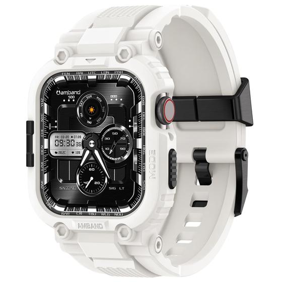 Imagem de Pulseiras AmBand para Apple Watch 45mm - Cor Branca