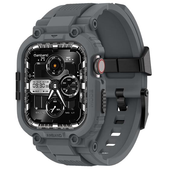Imagem de Pulseiras AMBand para Apple Watch 45mm - Cor Cinza