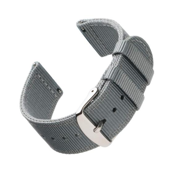 Imagem de Pulseiras de relógio Archer Premium Nylon Quick Release 20 mm cinza