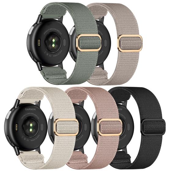 Imagem de Pulseiras de relógio Kollody Stretchy Nylon para Garmin Vivoactive 5/6