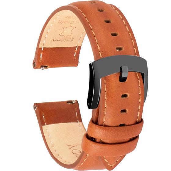 Imagem de Pulseiras de relógio OTTOODY Leather Quick Release Top Grain 18-22 mm