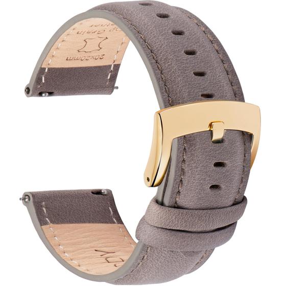 Imagem de Pulseiras de relógio OTTOODY Leather Quick Release Top Grain 18-22 mm