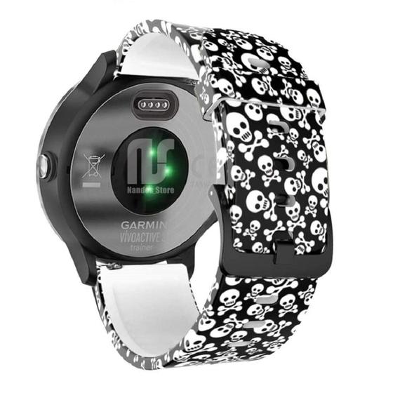 Imagem de Pulseiras diversas compatíveis com Garmin Forerunner 55 / 158 / 245 / 645 Music / Vivomove / Vivomove HR e Active 3 / 4
