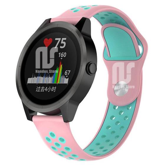 Imagem de Pulseiras diversas compatíveis com Garmin Forerunner 55 / 158 / 245 / 645 Music / Vivomove / Vivomove HR e Active 3 / 4