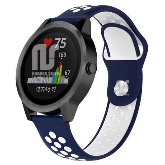 Imagem de Pulseiras diversas compatíveis com Garmin Forerunner 55 / 158 / 245 / 645 Music / Vivomove / Vivomove HR e Active 3 / 4