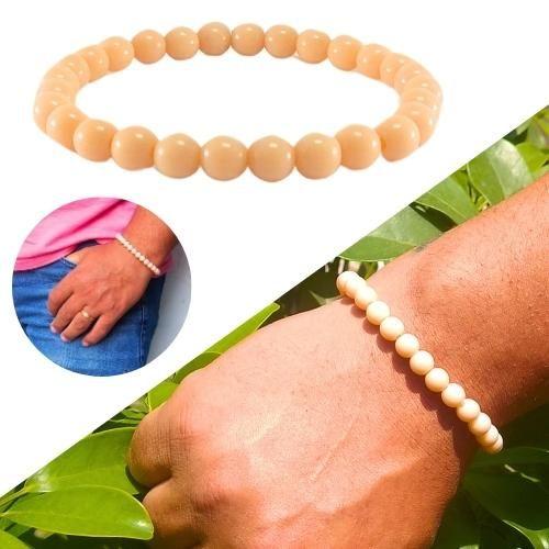Imagem de Pulseiras  masculina e feminina  com miçangas de 8mm cores diversas estilo e beleza
