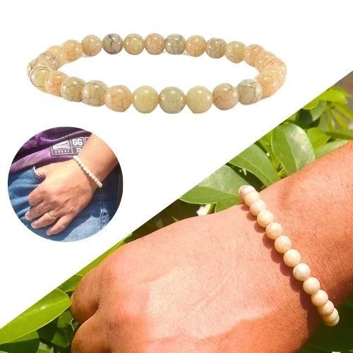 Imagem de Pulseiras  para todo tipo de ocasião com miçangas de 8mm cores diversas