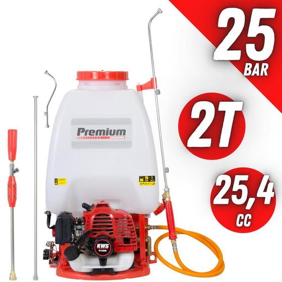 Imagem de Pulverizador Agrícola Kawashima F2600P À Gasolina 26 Cilindradas 25bar Profissional Alta Potência