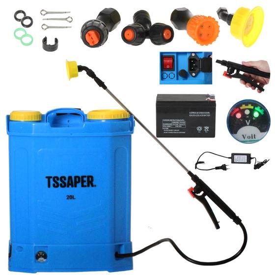 Pulverizador de veneno Costal automatico 20lt marca tssaper modelo THY-20l Menor preço em Pulverizador de veneno Costal automatico 20lt marca tssaper modelo THY-20l