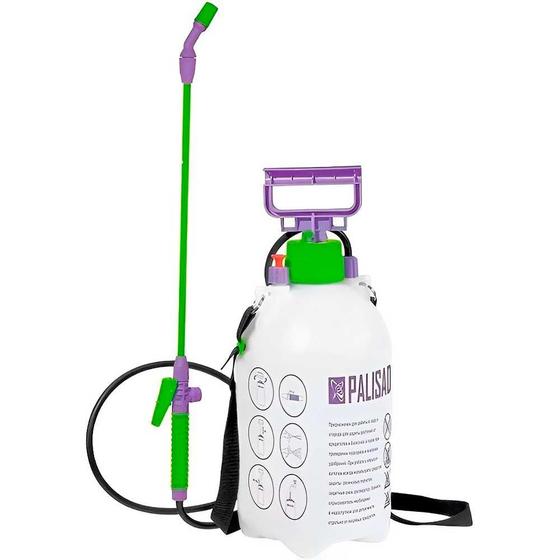Imagem de Pulverizador Manual 5 Litros c/ Bomba, Mangueira e Aspersor PALISAD