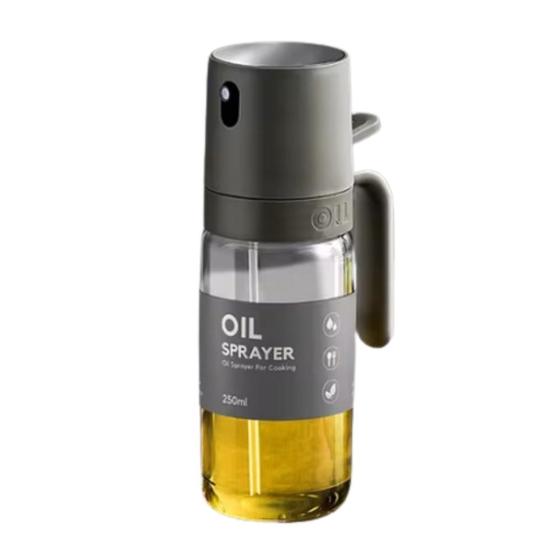 Imagem de Pulverizador Spray Óleo Vidro Borosilicato Gourmet Cozinha Ergonômico Fritadeira Ar Churrasco 250ml