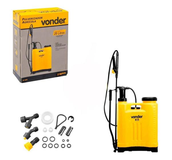 Pulverizador Vonder Manual de Passar Veneno Agrícola Costal 20 Litros Menor preço em Pulverizador Vonder Manual de Passar Veneno Agrícola Costal 20 Litros