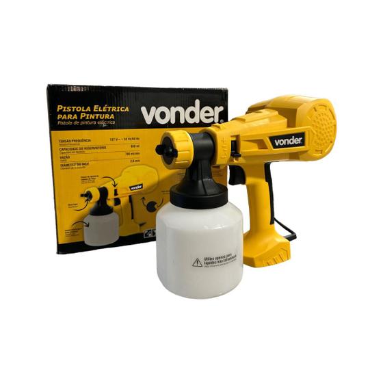 Imagem de Pulverizadora Para Pintura Elétrica Vonder PEV400 127V 800ML Super Leve