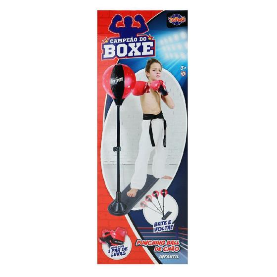 Imagem de Punching Ball De Chão Infantil Campeão Do Boxe Toyng 43075