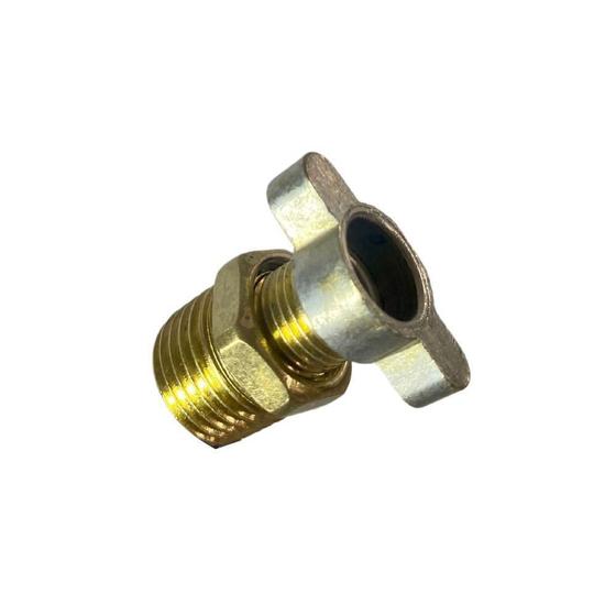 Imagem de Purgador Dreno Para Compressor Rosca 1/4 Npt Com Pino