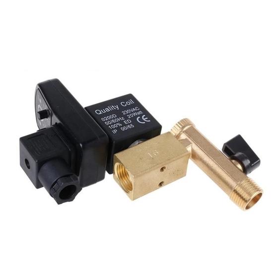 Imagem de Purgador Eletrônico Automático Rosca 1/2 16 Bar Com Filtro