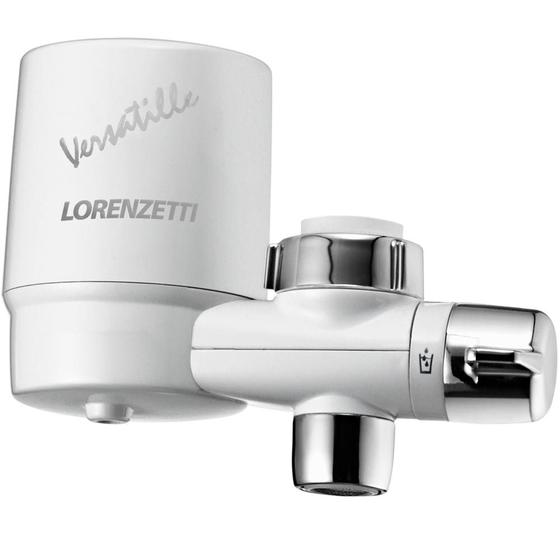 Purificador Água p/ Torneira Versatille Bco Lorenzetti Menor preço em Purificador Água p/ Torneira Versatille Bco Lorenzetti