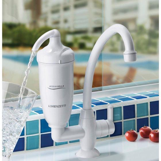 Imagem de Purificador com Torneira de Mesa Branco Acqua Bella  - LORENZETTI