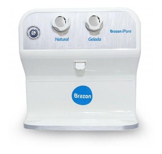 Imagem de Purificador De Água Alcalina Ionizado Com Ozônio Brazon Ipure Branco 220V